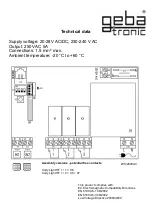 Предварительный просмотр 15 страницы Lindpointner geba tronic Cody Light HF 1/1 Manual