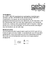 Предварительный просмотр 33 страницы Lindpointner geba tronic Cody Light HF 1/1 Manual