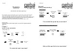 Предварительный просмотр 14 страницы Lindpointner geba tronic Cody Universal 3 Assembly, Connection And Maintenance