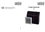 Предварительный просмотр 17 страницы Lindpointner geba tronic Cody Universal 3 Assembly, Connection And Maintenance