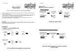 Предварительный просмотр 22 страницы Lindpointner geba tronic Cody Universal 3 Assembly, Connection And Maintenance