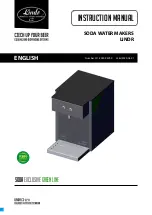 LINDR SODA EXCLUSIVE GREEN LINE Instruction Manual preview