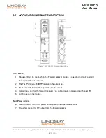 Предварительный просмотр 7 страницы Lindsay Broadband LB-1000-FR User Manual