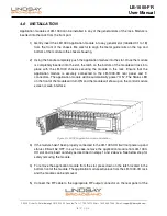 Предварительный просмотр 8 страницы Lindsay Broadband LB-1000-FR User Manual