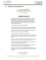 Preview for 14 page of Lindsay Broadband LB-1000-OSW User Manual