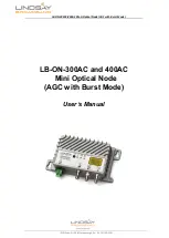 Lindsay Broadband LB-ON-300AC User Manual предпросмотр