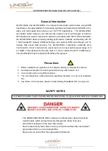 Preview for 2 page of Lindsay Broadband LB-ON-300AC User Manual