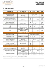 Preview for 6 page of Lindsay Broadband LBON4000 ONU User Manual