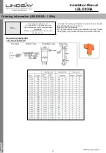 Preview for 4 page of Lindsay LBLE100A Installation Manual