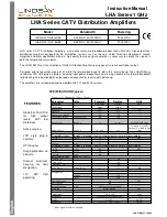 Lindsay LHA Series Instruction Manual preview