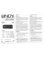 Lindy 25018 User Manual preview