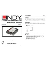 Lindy 25052 User Manual preview