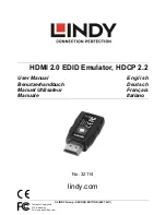 Preview for 1 page of Lindy 32114 User Manual