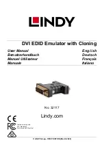 Предварительный просмотр 1 страницы Lindy 32117 User Manual