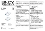 Preview for 1 page of Lindy 32544 User Manual