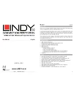 Предварительный просмотр 1 страницы Lindy 32701 User Manual