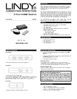 Preview for 1 page of Lindy 38033 User Manual