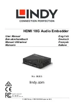 Preview for 1 page of Lindy 38203 User Manual