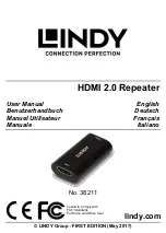 Preview for 1 page of Lindy 38211 User Manual