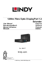 Предварительный просмотр 1 страницы Lindy 38417 User Manual