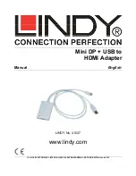 Предварительный просмотр 1 страницы Lindy 41037 Manual