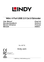 Предварительный просмотр 1 страницы Lindy 42710 User Manual