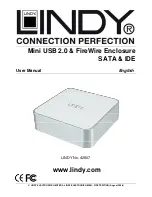 Предварительный просмотр 1 страницы Lindy 42807 User Manual