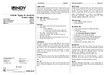 Preview for 1 page of Lindy 42926 User Manual