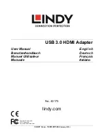 Предварительный просмотр 1 страницы Lindy 43173 User Manual