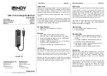 Preview for 1 page of Lindy 43176 User Manual