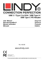 Preview for 1 page of Lindy 43230 User Manual