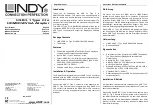 Предварительный просмотр 1 страницы Lindy 43233 User Manual