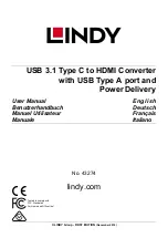 Lindy 43274 User Manual preview