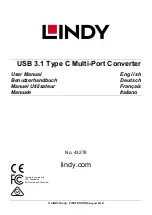 Preview for 1 page of Lindy 43278 User Manual