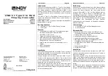 Preview for 1 page of Lindy 43304 User Manual