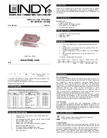 Preview for 1 page of Lindy 51246 User Manual