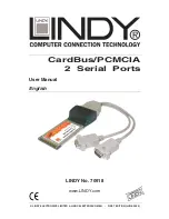 Lindy 70918 User Manual preview