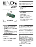 Preview for 1 page of Lindy 70939 User Manual