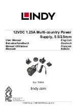 Preview for 1 page of Lindy 73806 User Manual