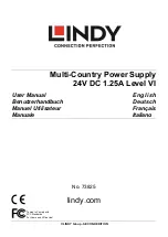 Предварительный просмотр 1 страницы Lindy 73825 User Manual