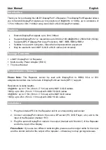 Preview for 2 page of Lindy DisplayPort 1.2 Repeater User Manual