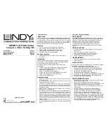 Lindy HDMI Cat6 User Manual предпросмотр