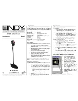 Lindy USB MiniCam User Manual preview