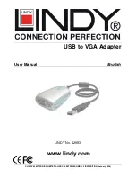 Lindy USB to VGA Adapter 42983 User Manual предпросмотр