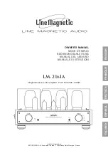 Line Magnetic LM-216IA Owner'S Manual preview