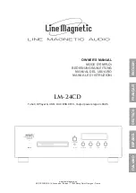 Line Magnetic LM-24CD Owner'S Manual preview