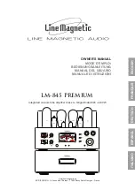 Line Magnetic LM-845 PREMIUM Owner'S Manual предпросмотр