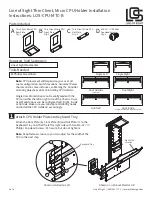 Предварительный просмотр 1 страницы Line of Sight LOS-CPU-MTC-B Installation Instructions