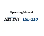 Предварительный просмотр 1 страницы LINE SITE LSL-210 Operating Manual