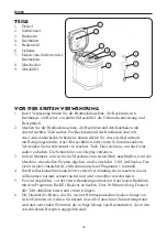 Предварительный просмотр 54 страницы Linea 2000 Domo B3962 Instruction Booklet